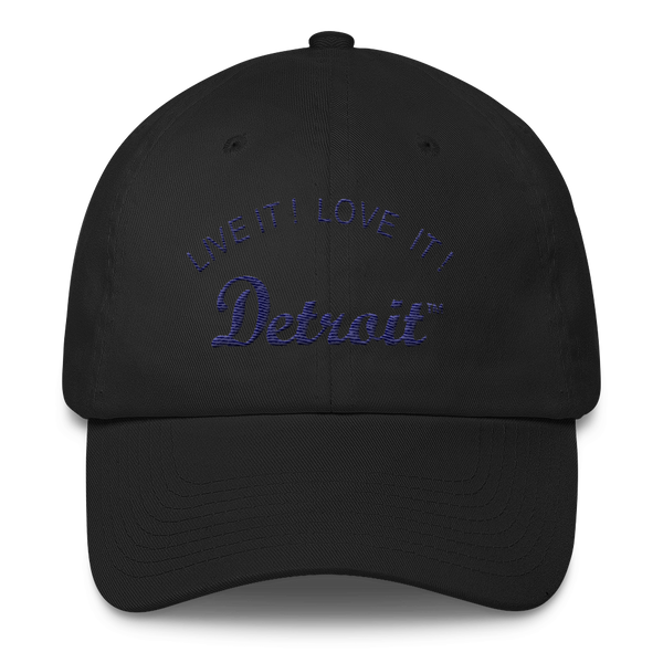 LIVE IT LOVE IT Detroit Bayside Cotton Cap in navy letters