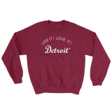 LIVE IT LOVE IT Detroit Sweatshirt with white letters